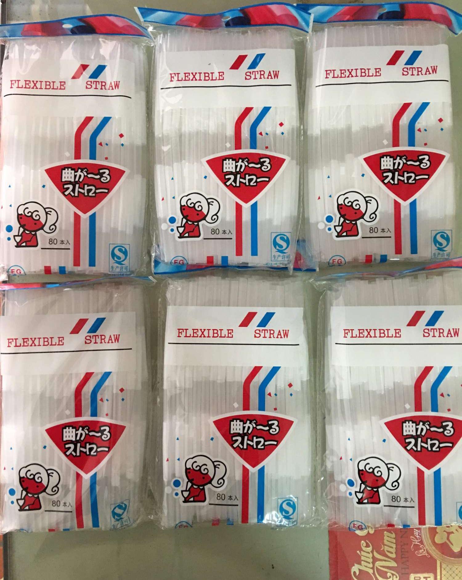 ống hút xoắn 2 đầu combo 2 bịch
