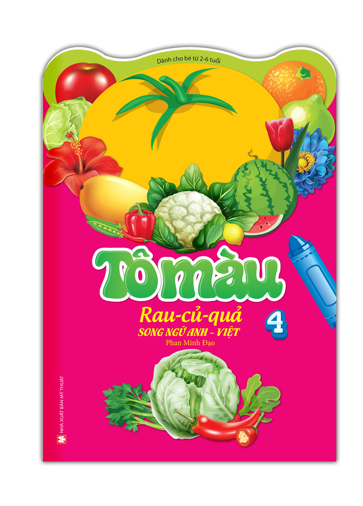 Tô màu rau -củ - quả tập 4 - tái bản