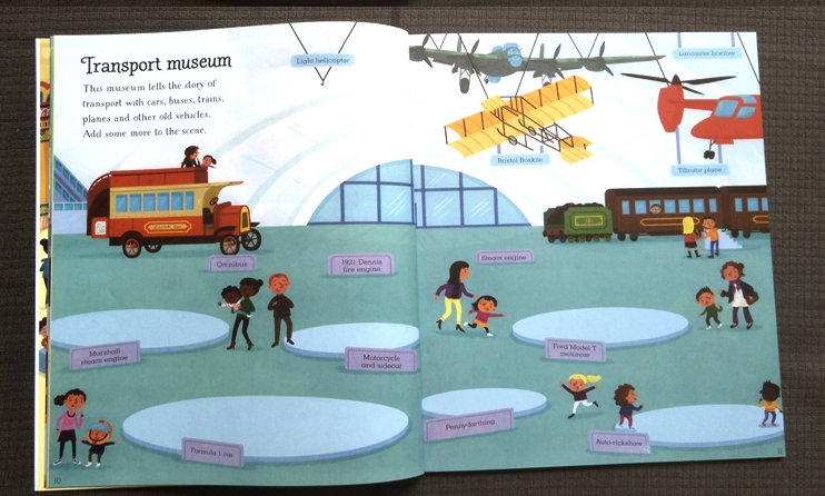 Usborne Sticker Book - Museums