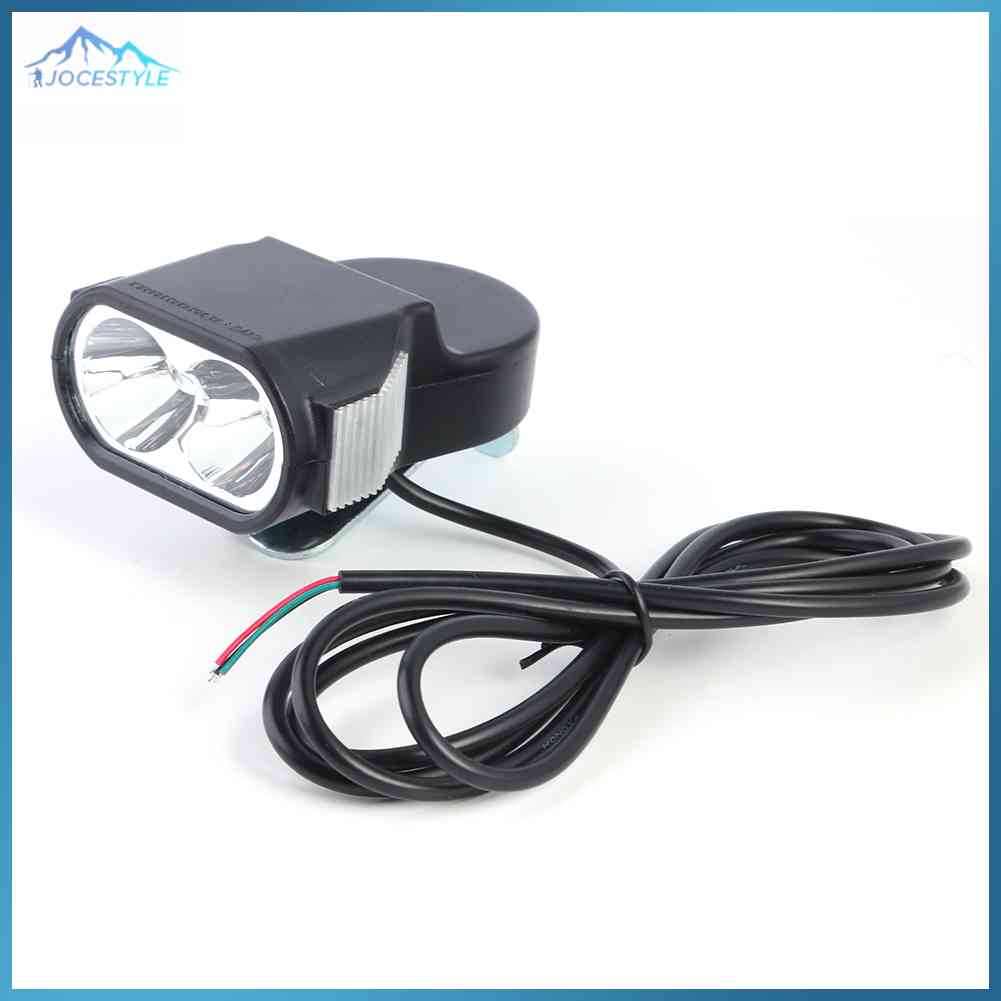 LED Front Lamp 36V 48V 60V E-Bike Bicycle Flashlight Horn for Outdoor Cycle Biking Entertainment
