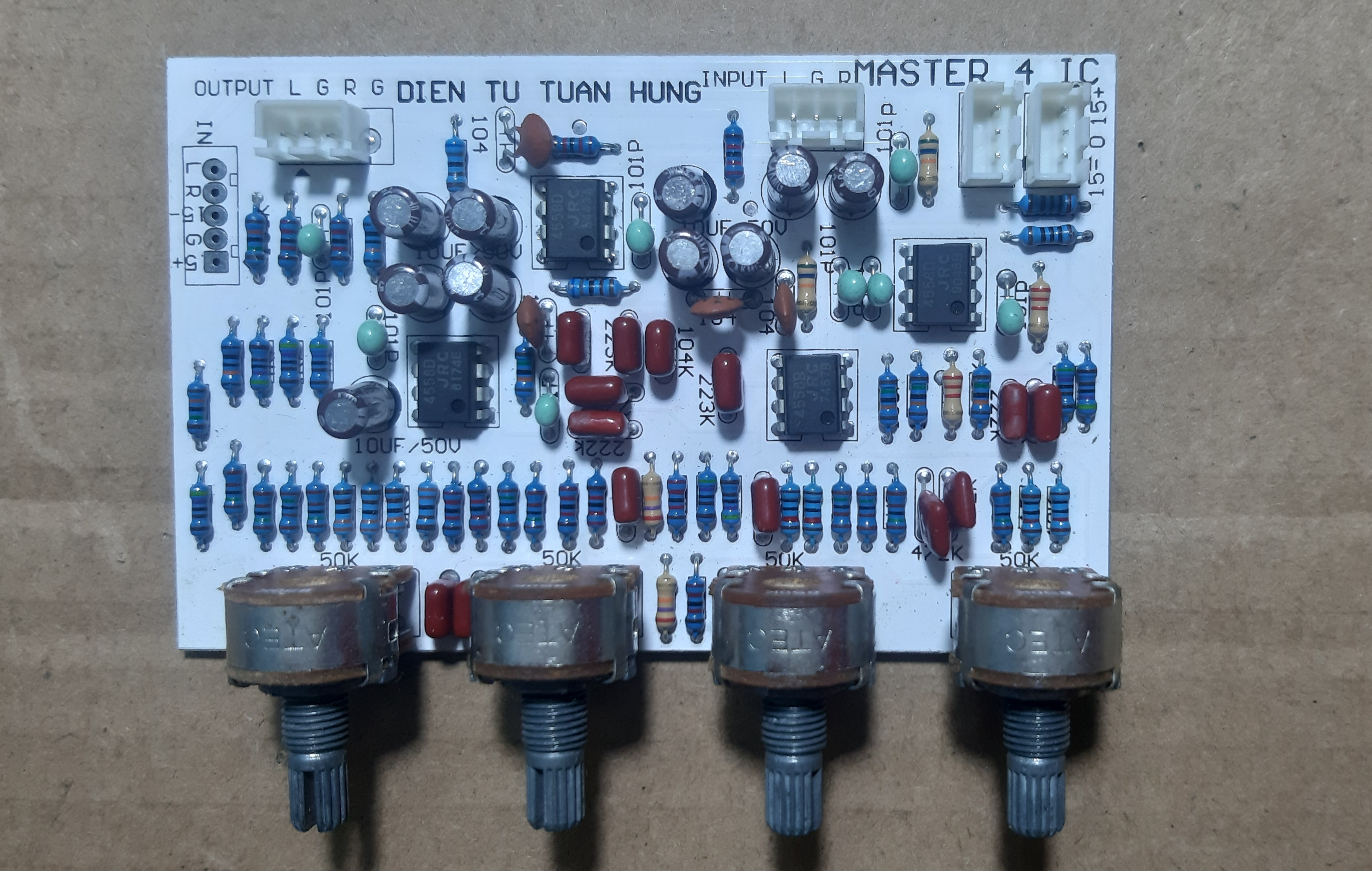 MẠCH MASTER 4 IC