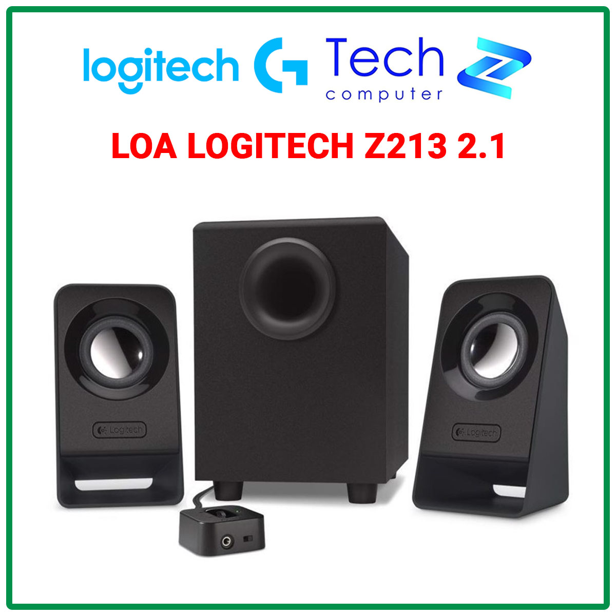 Loa vi tính cao cấp 2.1 logitech z213