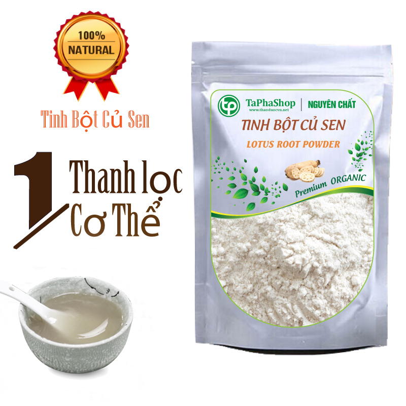 Tinh bột củ sen nguyên chất 100g - Tấn Phát