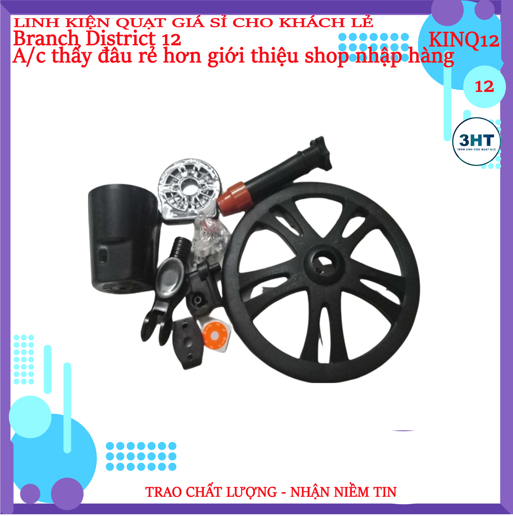 THÂN NHỰA QUẠT B3 - FULL