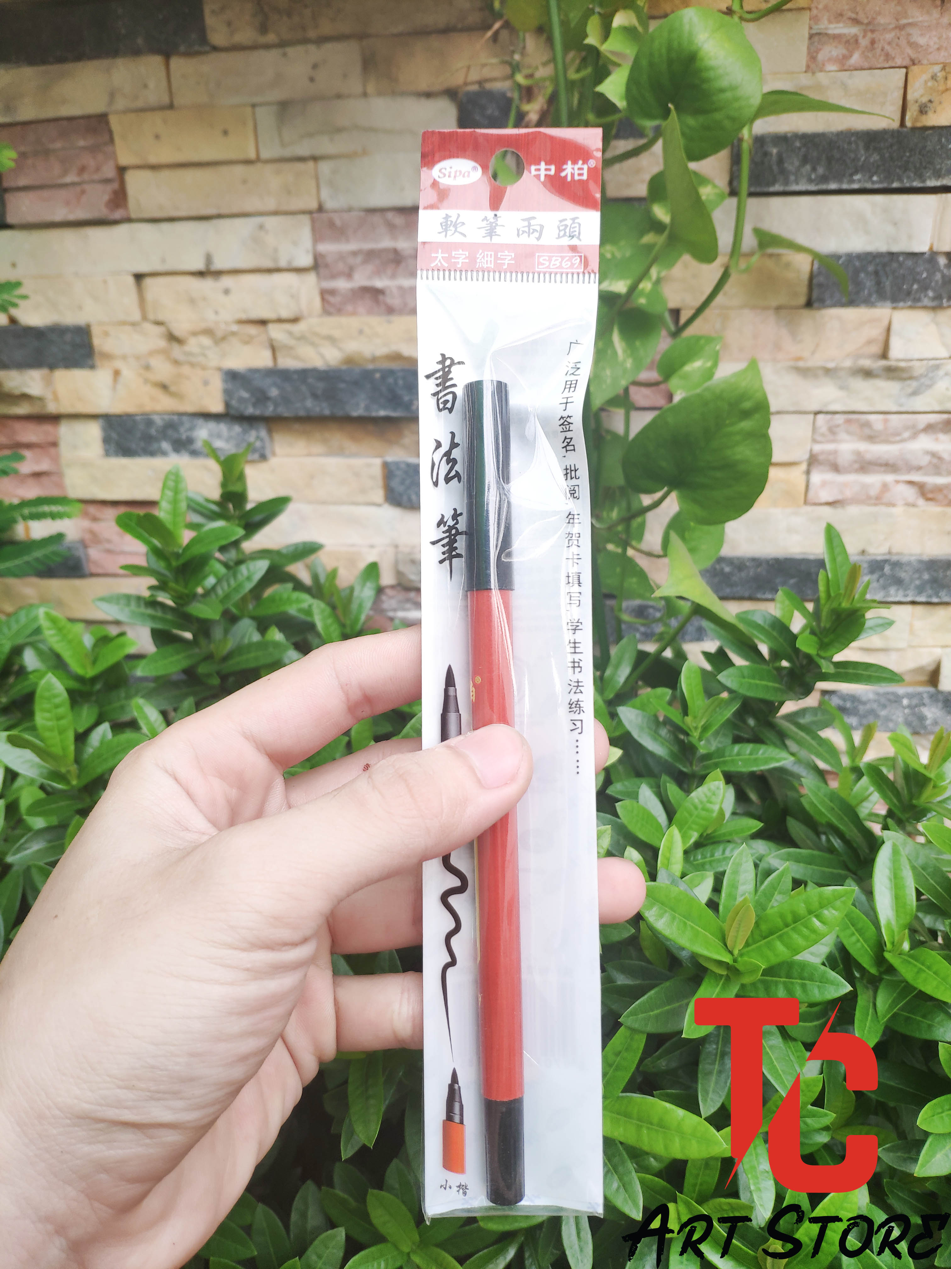[TC Art Store] Bút thư pháp mực sẵn 2 đầu