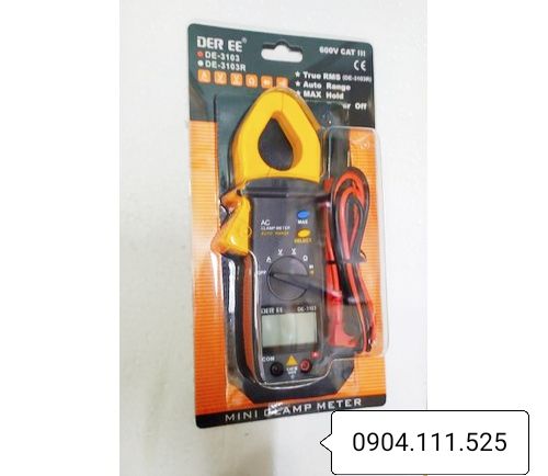 [HCM]Ampe kìm đo dòng AC DEREE DE-3103 (600A)