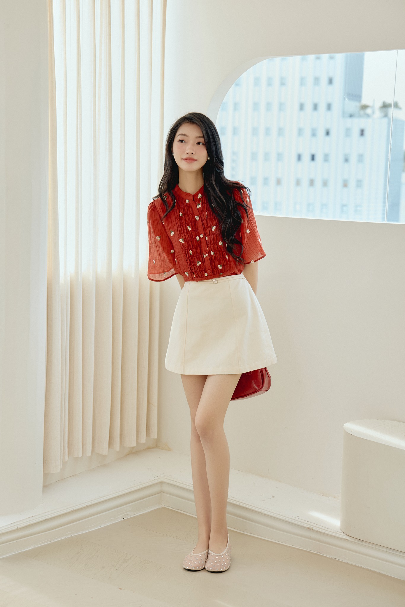 OLV - Áo kiểu công sở Stella Top 2 màu