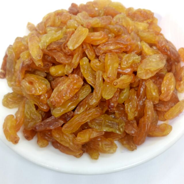 1Kg nho khô vàng nhập khẩu loại 1 - Nho khô vàng Ấn Độ không đường vị ngọt tự nhiên-đồ ăn vặt