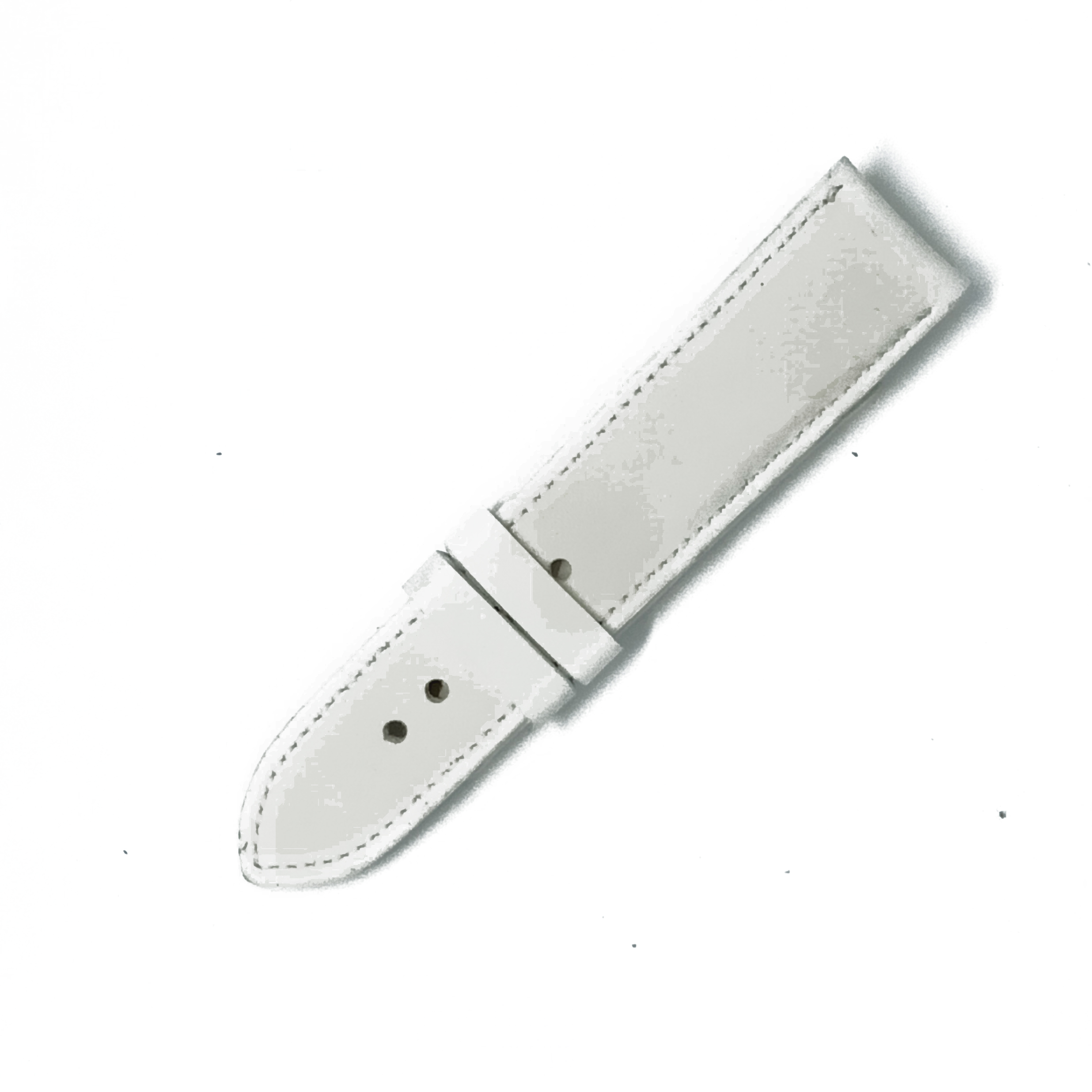 Dây đồng hồ  da bò size 22, 24, 26 màu trắng TH8133