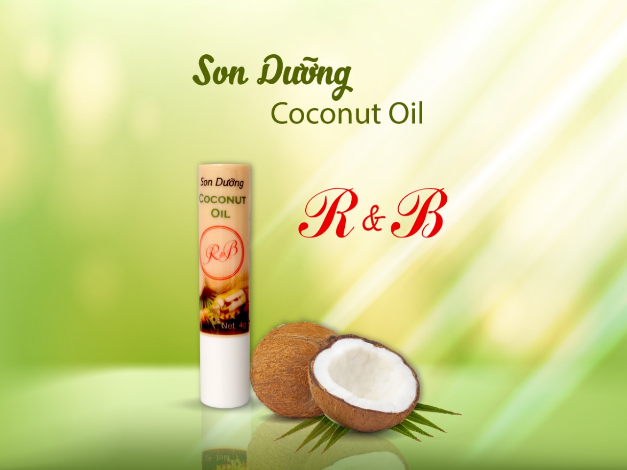 SON DƯỠNG DẦU DỪA R&B