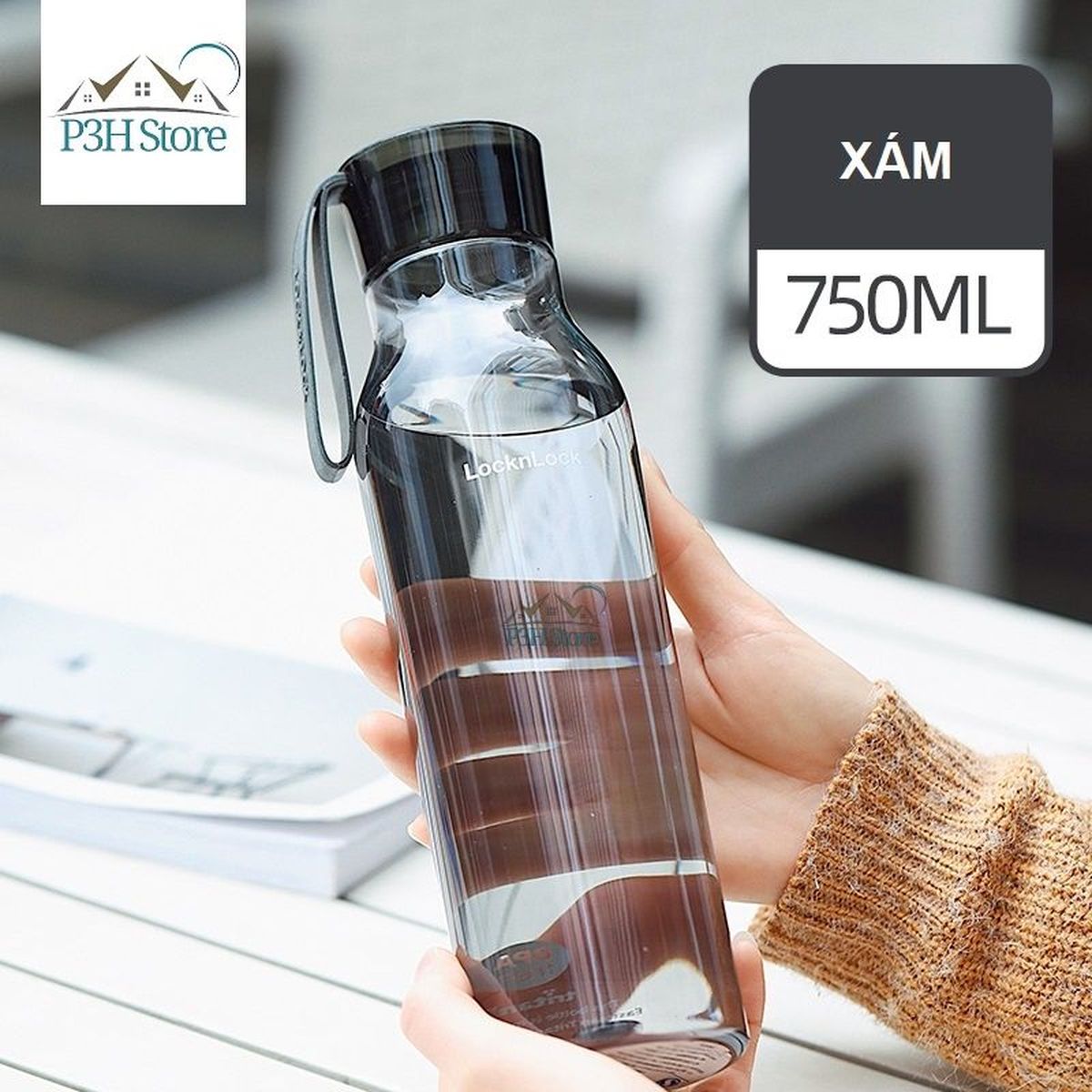 Bình nước nhựa tritan Lock&Lock Eco Bottle dung tích 750ml ABF664