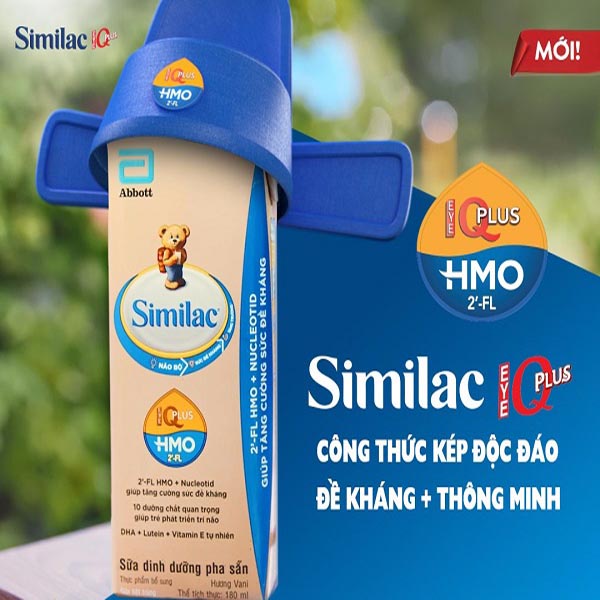 Thùng 48 hộp Sữa bột pha sẵn Similac IQ 110m/180ml