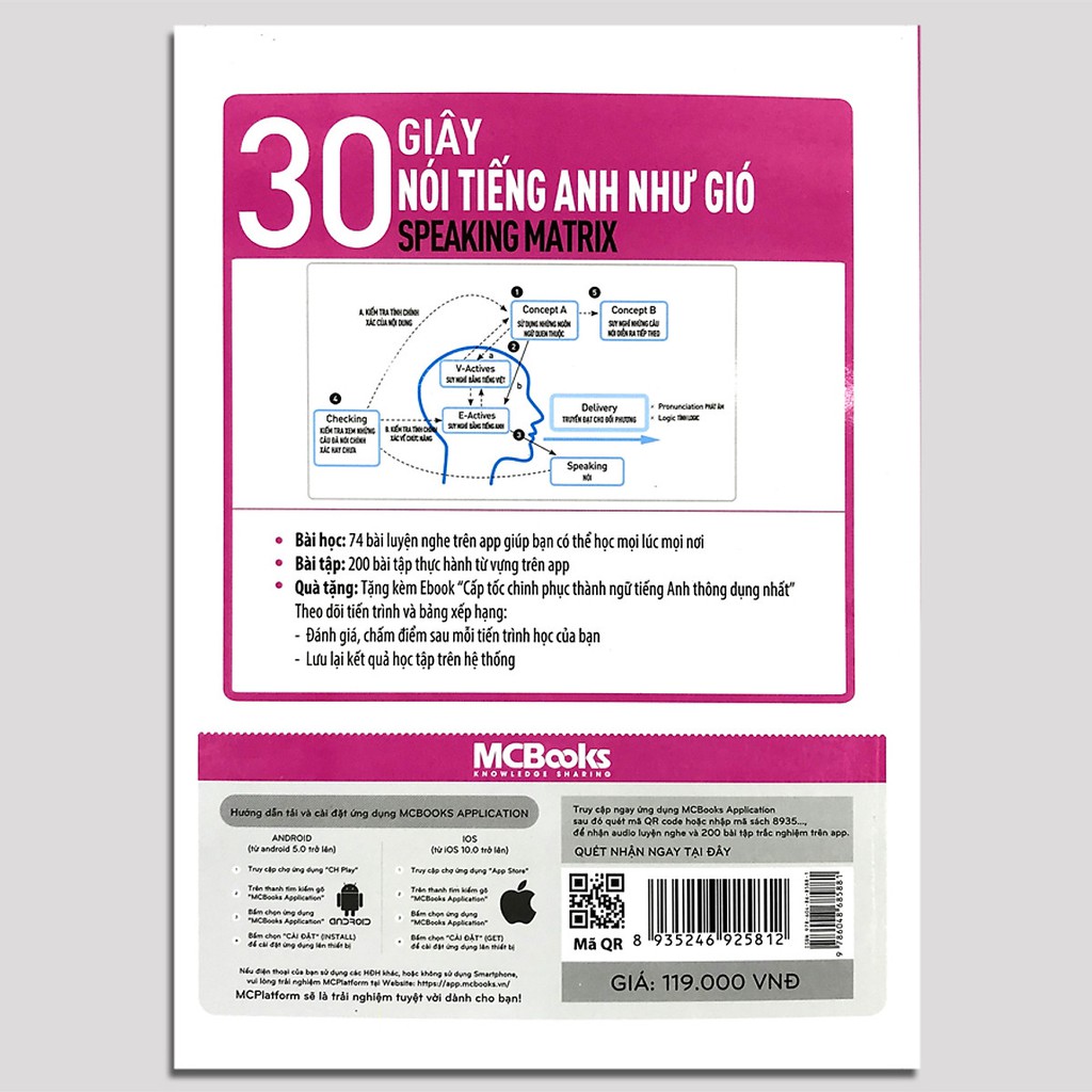 [HCM]Sách - Speaking Matrix - 30 Giây Nói Tiếng Anh Như Gió
