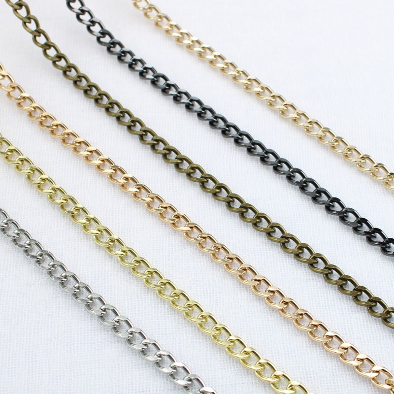 5mm angled small handbag chain 776 - REQUANE