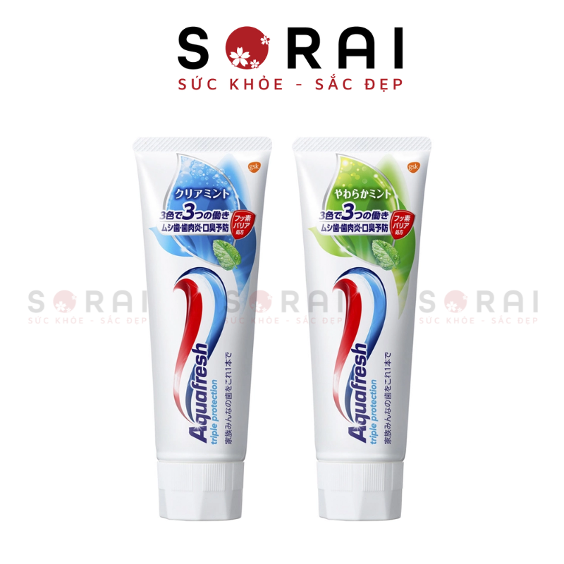 Kem Đánh Răng Aquafresh Tuýp 160g Nhật Bản