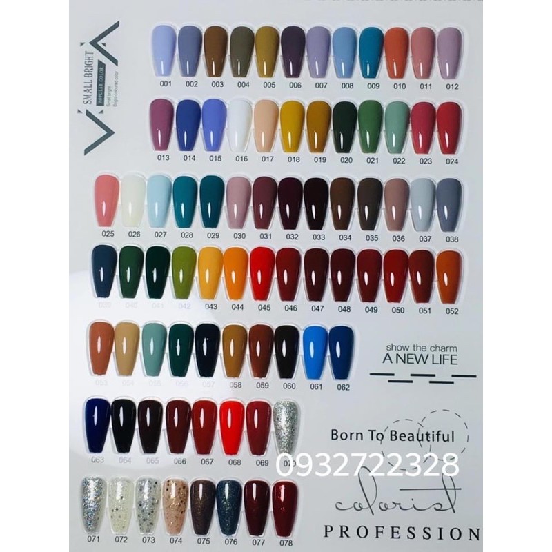 Sơn gel hanbi số 47 đen số 62