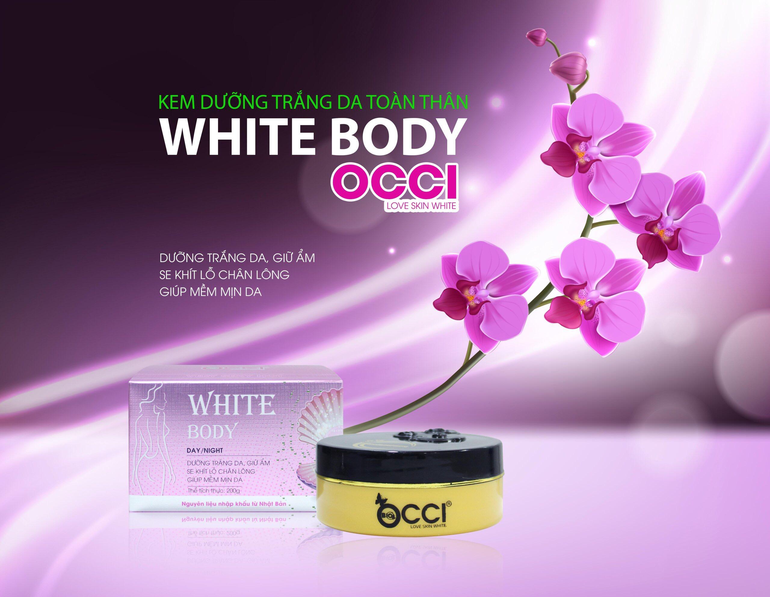 Kem Dưỡng Toàn Thân Chống Nắng Ngọc Trai Whitening Body Cream Bio-Occi (200gr) tốt nhất