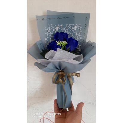 Hoa hồng sáp giá rẻ bó 3 bông
