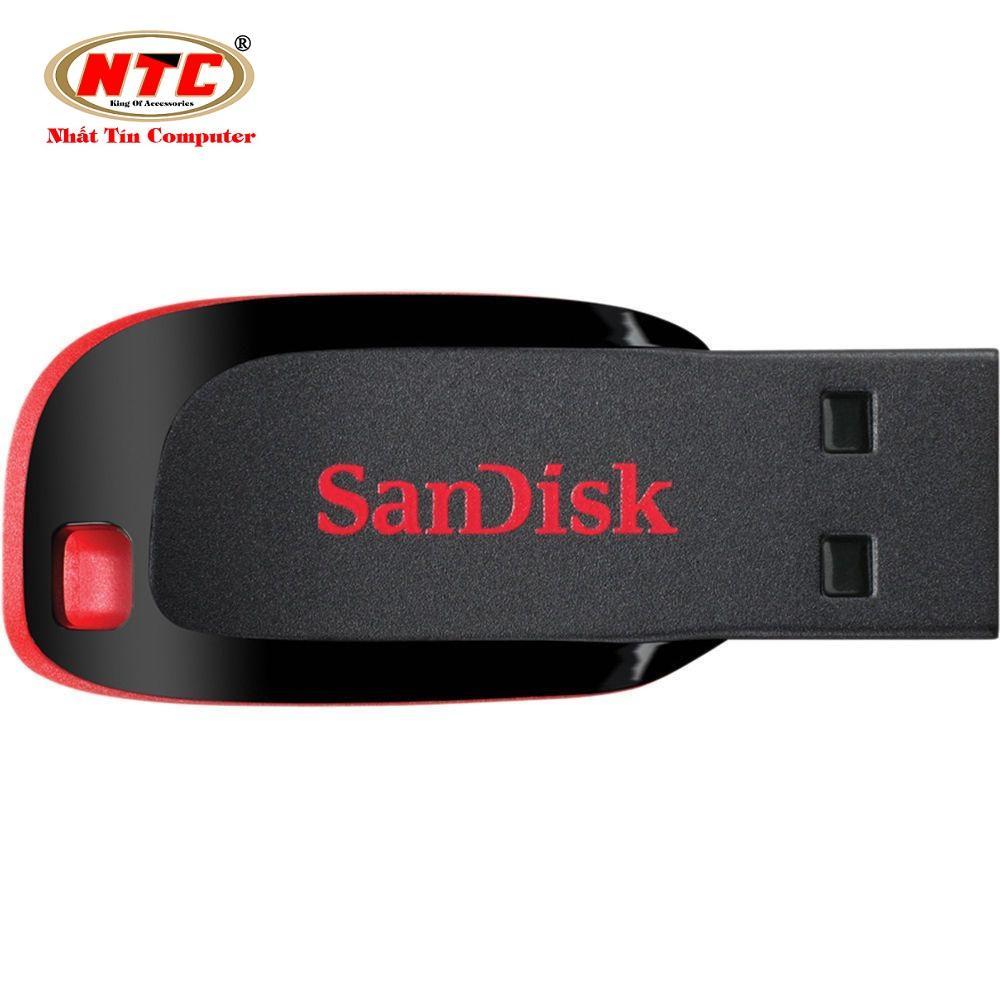 USB Sandisk Cruzer Blade CZ50 128GB (Đen) - Nhat Tin Authorised Store