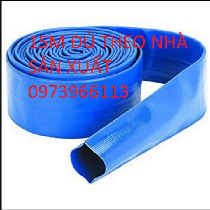 Ống bơm nước vải bạt đúc phi 76