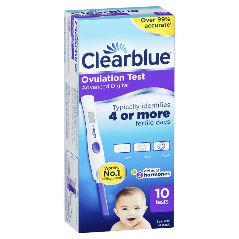 [HCM]QUE THỬ RỤNG TRỨNG CLEARBLUE OVULATION