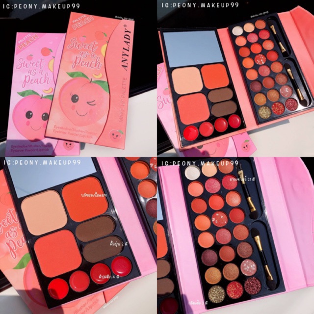 Bảng phấn bóp ANYLADY PEACH- TIÊN CÁ