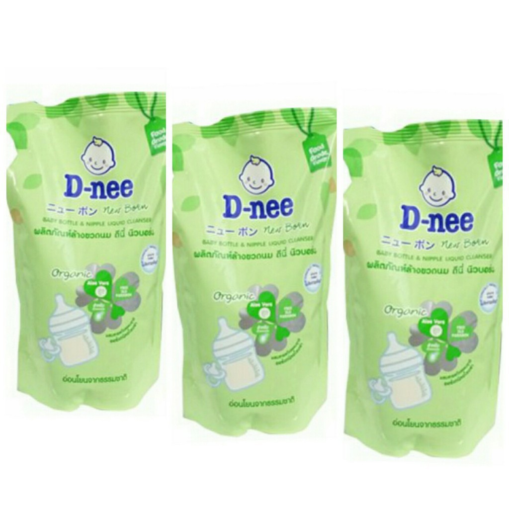Nước Rửa Bình Sữa Dnee dành cho bé sơ sinh túi 600ml