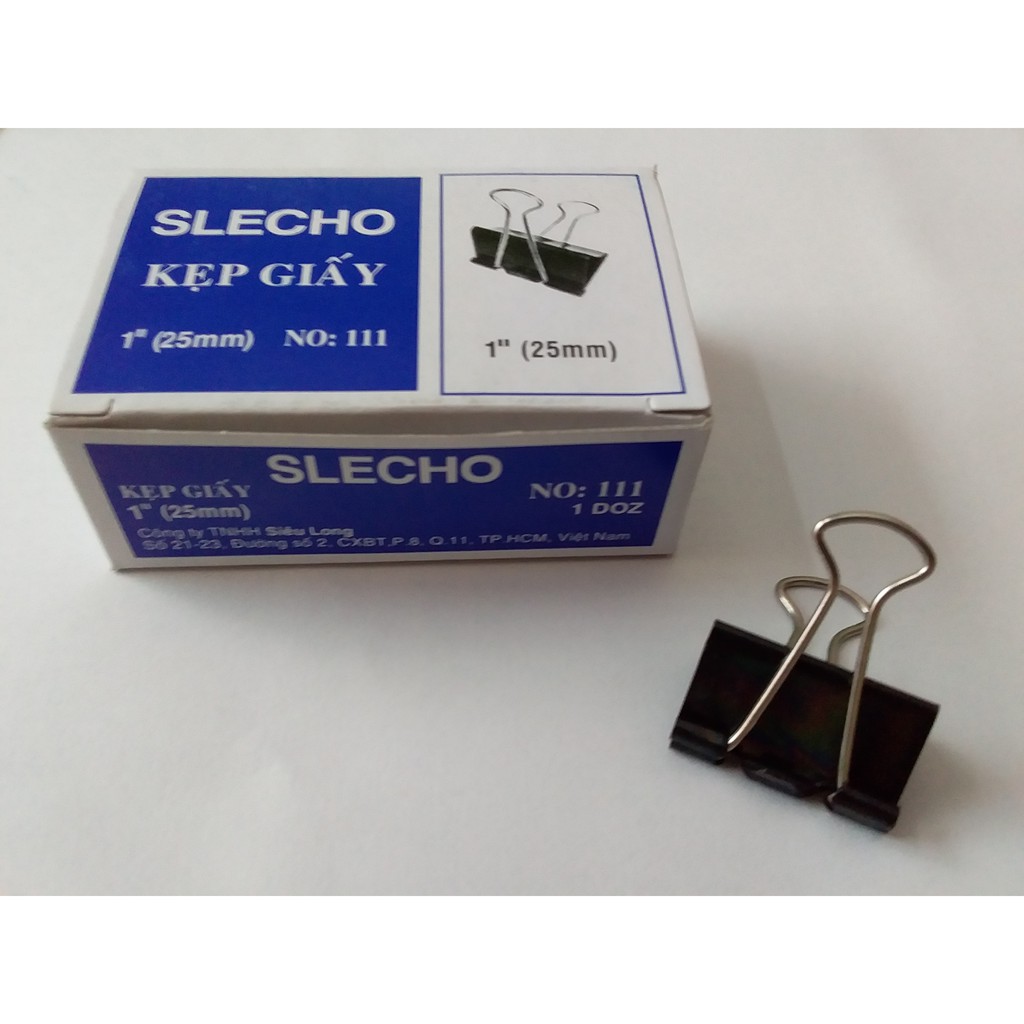 Kẹp bướm ECho 25mm - 12 hộp nhỏ ( 1 hộp lớn - 144 cái )