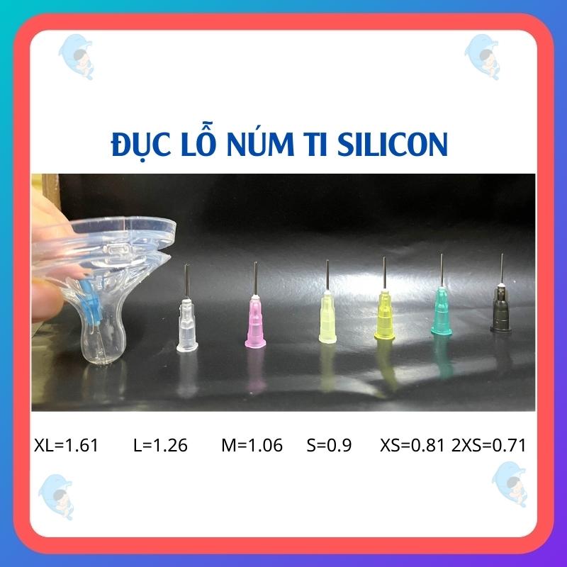 Đục lỗ núm ty giúp sữa chảy nhanh hơn