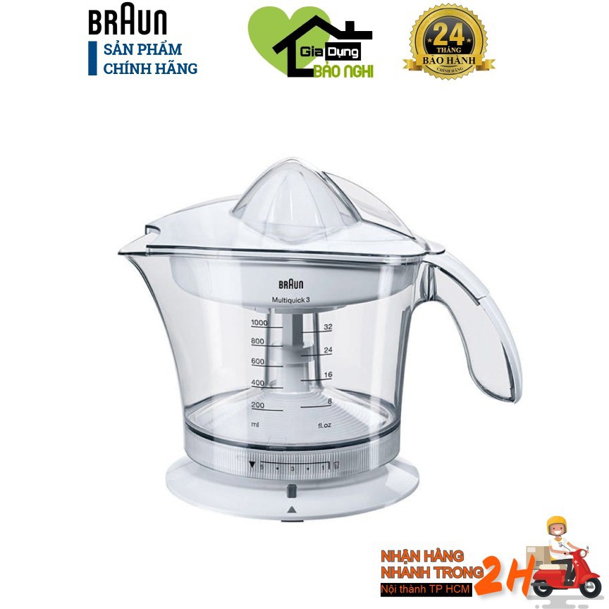 Máy vắt cam Braun MPZ9 1 lít 20W Hàng nhập khẩu chính hãng
