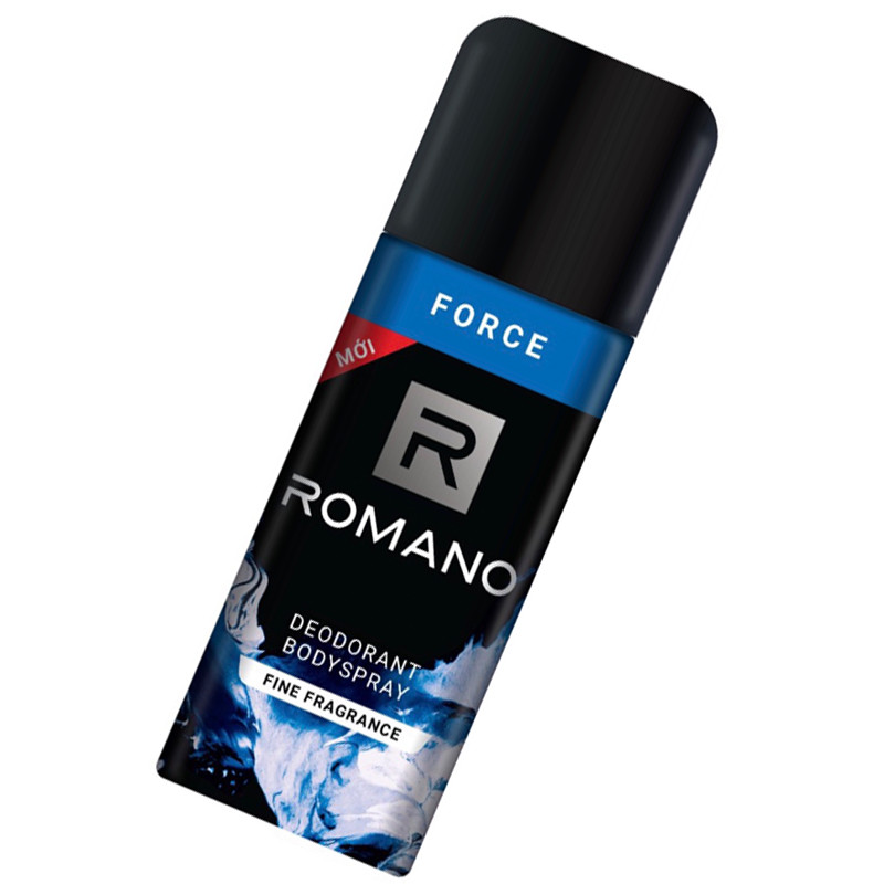 [HCM]Xịt khử mùi toàn thân Romano Force 150ml