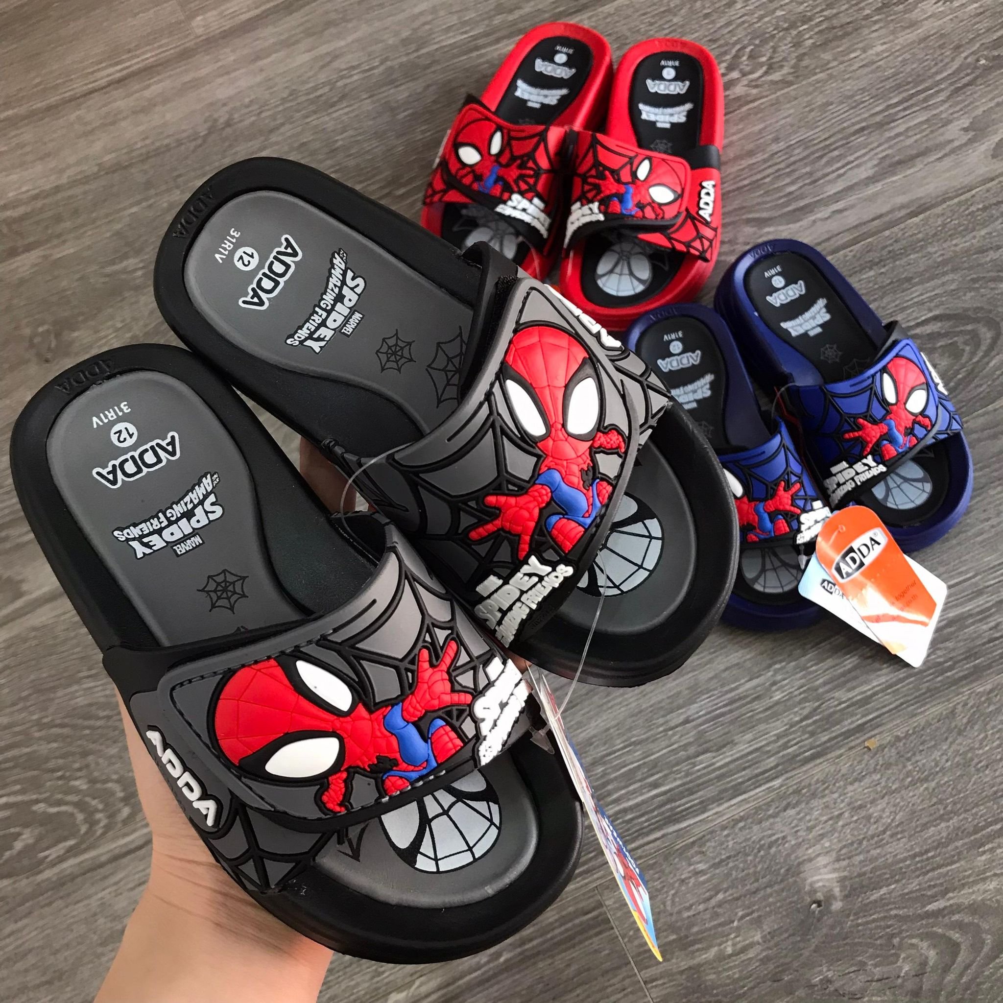 Sandals Thailand baby boys Adda Superman Spider 31R1V