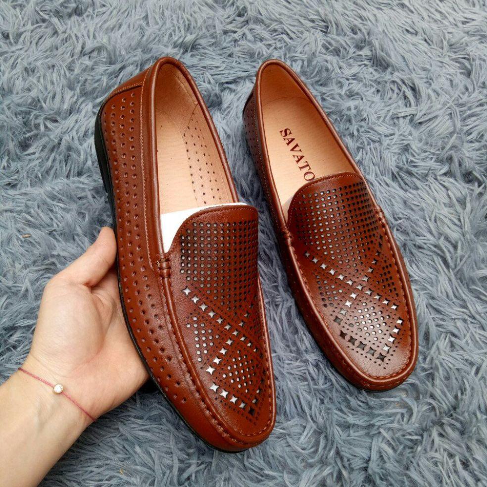 giầy lười hè nam giầy da thoáng khí siêu mới đẹp hàng cao cấp bh 12tháng