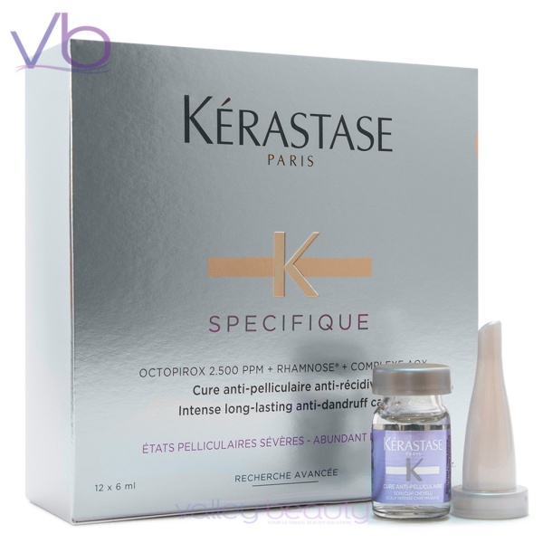Serum giúp cải thiện tình trạng nhiều gàu dành cho da đầu Kerastase Specifique Cure Anti-Pelliculaire 12x6ml