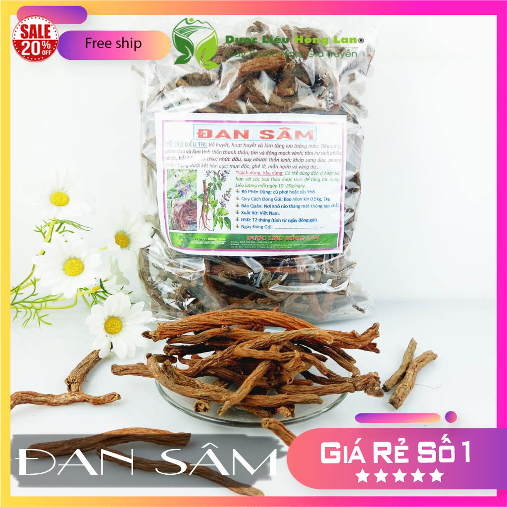[FreeshipMAX] ✅[THƯỢNG HẠNG] 100g Đan Sâm đẹp loại 1 - (Hàng chính hãng)