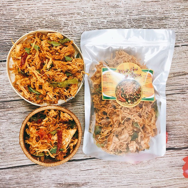 1KG KHÔ GÀ LÁ CHANH NGON Bin Bin Food