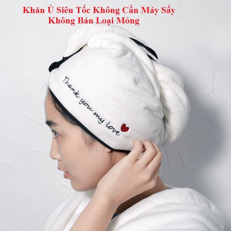 [HCM]Khăn Quấn Ủ Tóc Siêu Tốc
