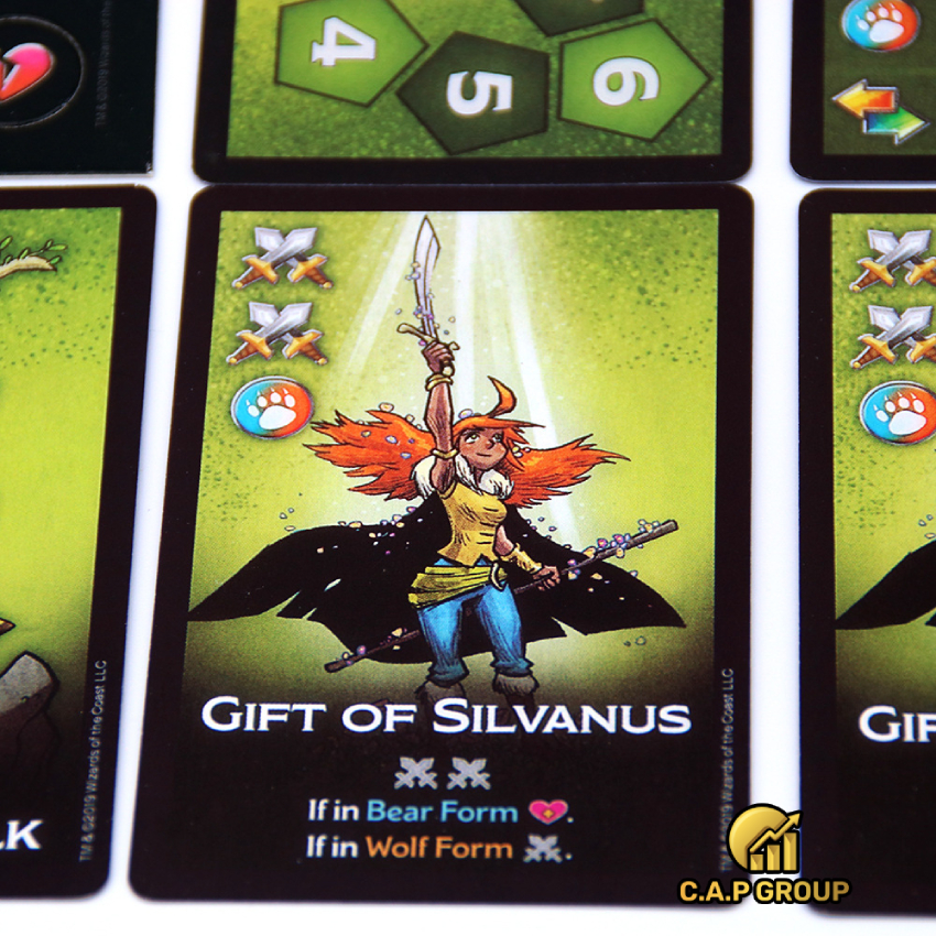 Set game card cards board game Dungeon mayhem & Dragons