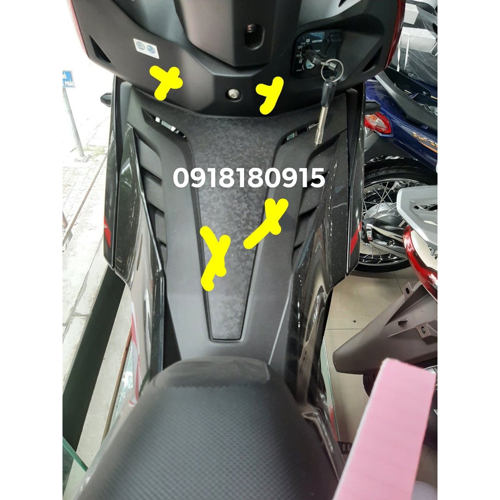 Ốp ống yếm chính ốp ổ khóa winner x honda
