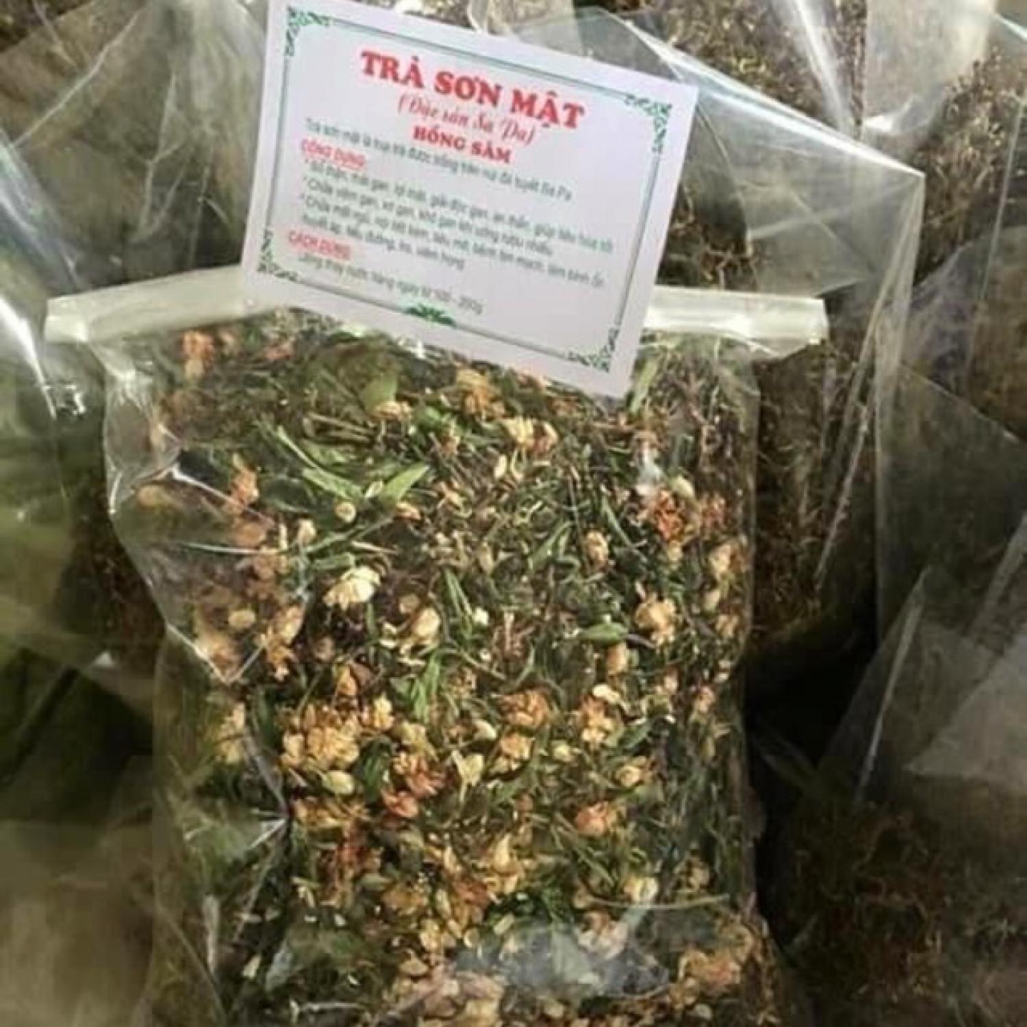 1kg Trà Sơn mật Hồng sâm nhiều hoa