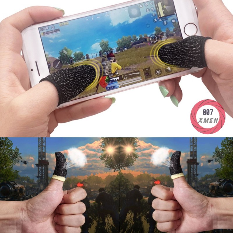 Bộ bao 2 ngón tay chuyên dụng chơi game mobile chống ra mồ hôi tay, chống mồ hôi tay triệt để nhờ khả năng thoát khí và chống loạn cảm ứng