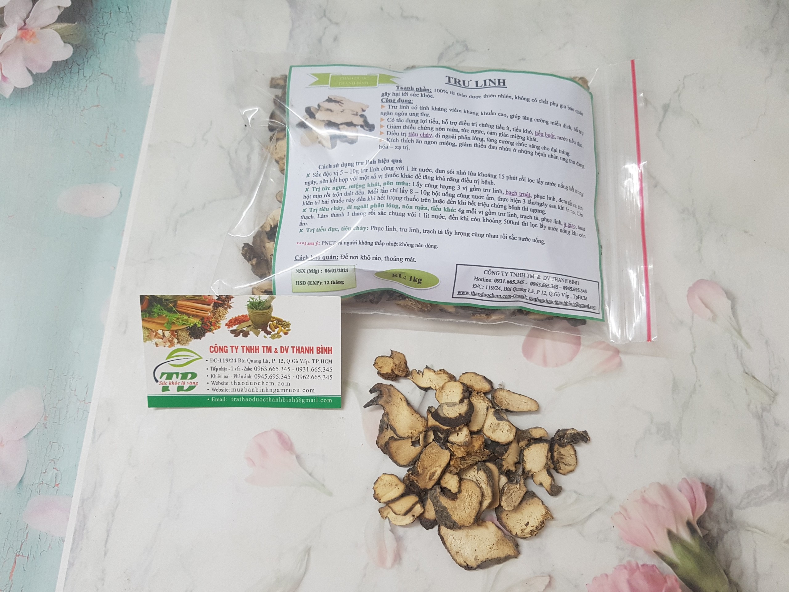 Trư Linh Khô 100G - Loại 1