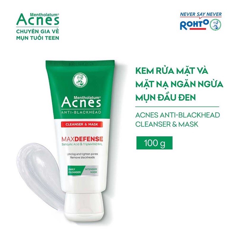 Sữa rửa mặt Acnes 100g- đủ mẫu