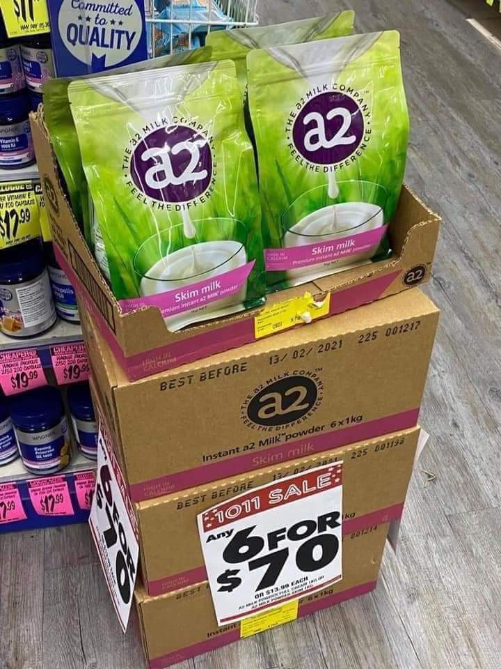 SỮA A2 TÁCH KEM ÚC 1kg