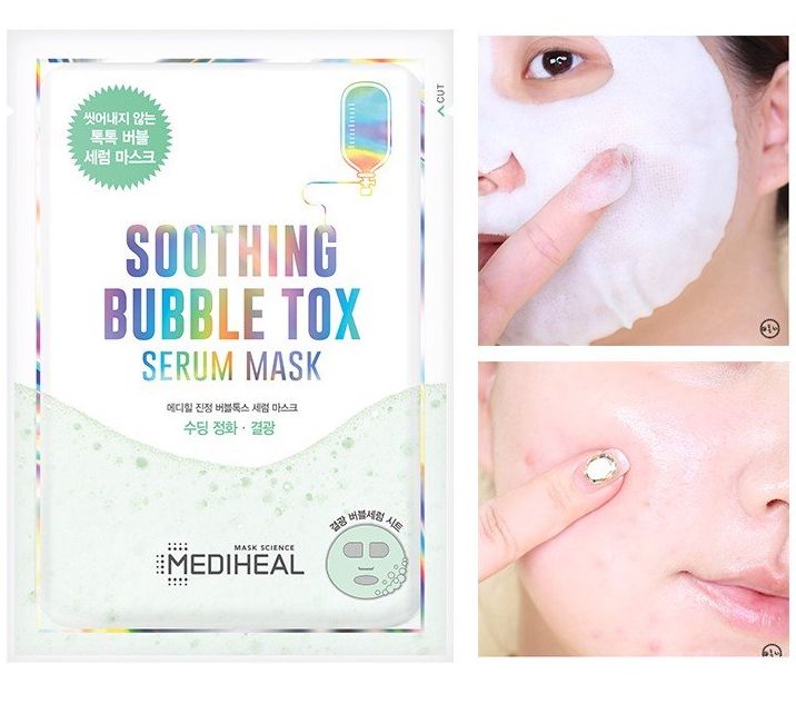 Mặt Nạ Sủi Bọt Mediheal Bubble Tox Serum Mask 25ml