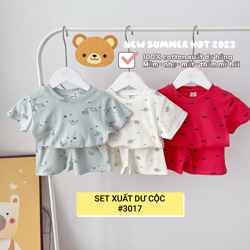 SET 3 BỘ CỘC TAY XUẤT DƯ BÉ TRAI
