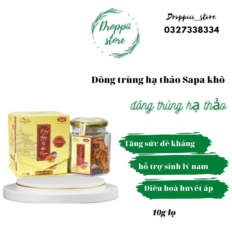Đông trùng hạ thảo Sapa khô 10g/lọ