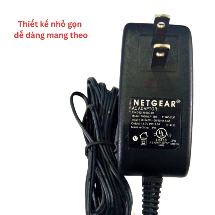Adapter nguồn Netgear 12v 2.5a xịn