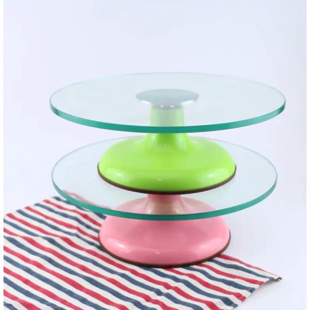 Bàn xoay mặt kính 30cm