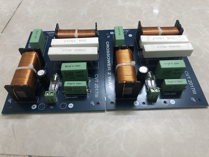 Mạch phân tần loa CVT-2017III 2 way 1 bass + 1 treble